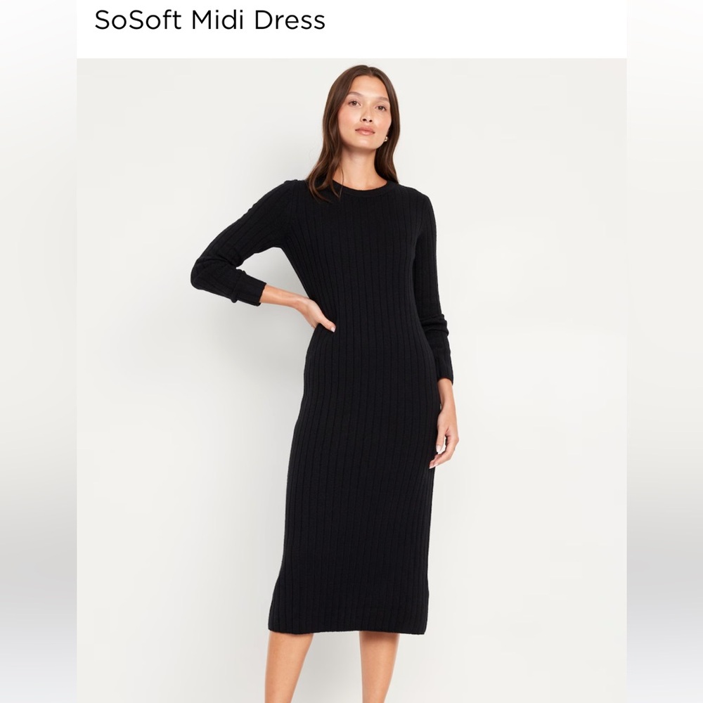 Old Navy SoSoft midi sweater dress. Brand new with tags.